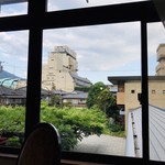 杏苑 - 店内からの眺め