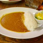 カフェ珈人 - チキンキーマカレー税込1100円（ドリンク付）