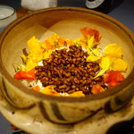 INUA - 炊き立てのななつぼしと蜂の子