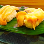江戸前 びっくり寿司 - ミル貝、真つぶ貝