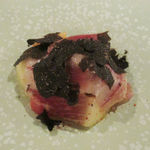 TAIAN - 生ハムフルーツとチーズ　トリュフをかけて　　完熟フルーツが美味しい