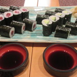 味処 大丸 - 鉄火巻 950円、かっぱ巻 450円