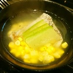 蓬左茶寮 - ＝のどぐろの唐黍蒸し＝