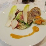 French Restaurant Plaisir - 三陸産帆立貝と生ウニのタルタル　ズワイガニのサラダと