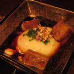 個室和食 紅炉庵 - 【前菜】ポーチドエッグとフォアグラ（'12.12月より）