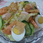 中華料理 隆福 - 本店サラダ　580円