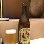 焼鳥 おみ乃 - サッポロラガービール中瓶