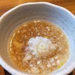 焼鳥 酉たけ - 鬼おろしです　ゆずが効いてます