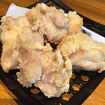 焼鳥 酉たけ - 酉たけマスト3 塩唐揚げです　ポン酢が付いています