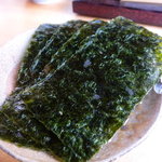 芦屋川 むら玄 - ☆ざる蕎麦の海苔です…浅草です☆