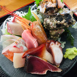 筑前あしや 海の駅 - 料理写真:お刺身ごぜんの刺身