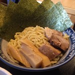 中華そば 華丸 - つけ麺大盛り、のりトッピング