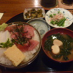 まるうお - ランチ：いか・まぐろ丼