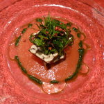 Il Giglio - 長崎産アナゴの冷製バルサミコ酢煮込み スパイシーなフレッシュトマトソース クリスマスツリー仕立て