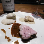 リョウリヤ ステファン パンテル - 赤グラス、バスク豚