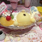 ＠ほぉ～むカフェ - プリンがトラップに落ちたところらしいです