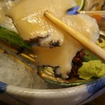 島津寿し - ◆追加単品　（鮑あわび造り、オコゼ造り、車エビ造り、鮑サザエ煮、焼きナス） 2019年06月