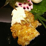 島津寿し - ●●予算相談おまかせ10,800円　①付出②造り③鍋風④小鉢⑤煮物⑥焼物⑦酢物⑧天ぷら⑨にぎり⑩椀物⑪デザート） 2019年06月