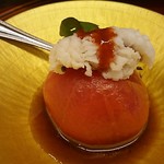 島津寿し - ●●予算相談おまかせ10,800円　①付出②造り③鍋風④小鉢⑤煮物⑥焼物⑦酢物⑧天ぷら⑨にぎり⑩椀物⑪デザート） 2019年06月