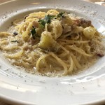 Brasserie24℃ - タコベーコンサツマイモのクリームソース