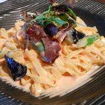 夢厨房 - トマトクリームフェットチーネ