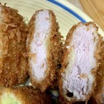 Tonkatsu Shinjuku Saboten Derika - リベイクすると、サックサクの柔らかいヒレかつでした！！