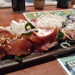 寿司の魚常 - 寿司ネタ切落し(漬け)280円