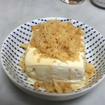 天ふじ - 2019年6月。木綿豆腐をチンしてタヌキ豆腐。