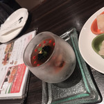 俺のフレンチ - アワビと赤海老のコンソメゼリー寄せ