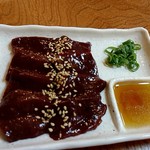 焼肉 八心 - 炙りレバー