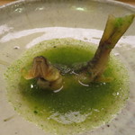 味 ふくしま - 稚鮎　蓼酢ではなく胡瓜酢で