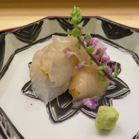 味 ふくしま - 雲丹をまいた鰈で巻いて♡