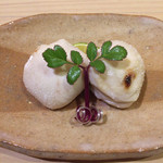 味ひろ - 虎河豚白子焼き