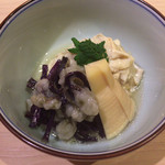 味ひろ - 湯葉、筍、揚げ蕨