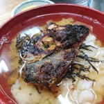 五右衛門 - へしこ茶漬け(お茶をたっぷりかけました。)