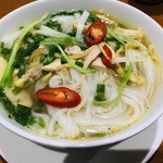 Noi Bai International Airport  Business lounge - ベトナム最後のフォー。なかなか美味しかったです。