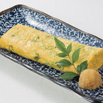 京都九條蔥分量十足的高湯雞蛋卷