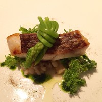 カンブーザ - 天然真鯛のソテー・アスペルジュソバージュ