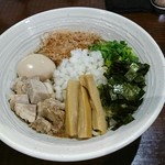 二代目むじゃき - 味玉入りまぜそばは(追い飯付き)