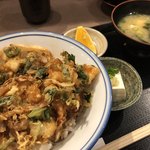 天ぷら 夢二 - かき揚げ丼定食
