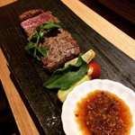 神戸牛 しゃぶしゃぶ おもき 離れ - 神戸牛赤身ステーキ
