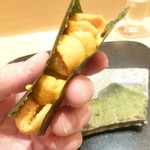 是しん - 雲丹の手巻き寿司