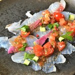 ル ブイヨン クスクス - 鮮魚のカルパッチョ