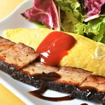 ル ブイヨン クスクス - 自家製ベーコンとオムレツ