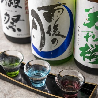 広島の地酒や各地の銘酒をラインナップ