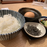 中華そば 勝本 - 卵かけご飯