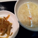 四川料理真味 - スープ、ザーサイ