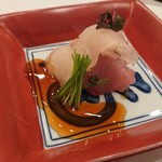 馬車道 大かわ - 中にプラスアルファのお造り