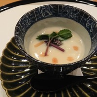 馬車道 大かわ - ホワイトアスパラすり流し