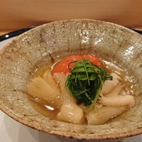 馬車道 大かわ - トマトとフカヒレの餡かけ